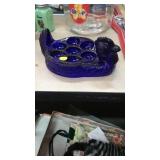 Glass chicken egg holder
