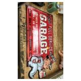 Metal sign