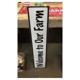 Metal sign