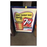 Metal sign