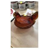 Hen on nest