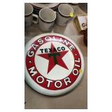 Metal Texaco sign