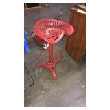 Formal cast iron chair
