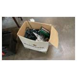 BOX OF CHRISTMAS LGHTS, DECOR