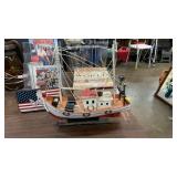 METAL SHIP DECOR