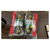 TWO KWIKSET DOOR KNOBS
