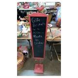 CHALKBOARD DECORATIVE SIGN, 4 FT TALL
