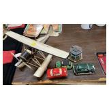 LOT OF DECOR, AIRPLANE, CARS, ETC