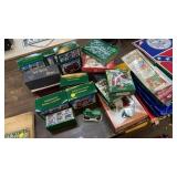 LOT OF CHRISTMAS ORNAMENTS AND CARDS