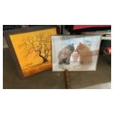 CAT AND TREE DECOR
