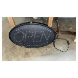 LIGHTED OPEN SIGN
