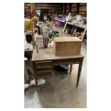 VINTAGE SEWING MACHINE DESK