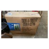TWO SMALL CHRISTMAS TREE DECOR IN BOX