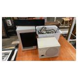 LOT OF VARIOUS SPEAKERS, CORDS