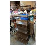 METAL SHELF, 5 FT TALL