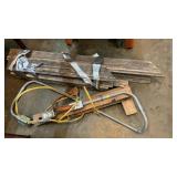 PIECES OF BORDER AND ELECTRICAL OUTLET