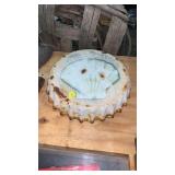 Welcome bottle cap sign