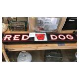 Light up Red Dogs sign 50" long