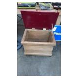 Wooden storage box
