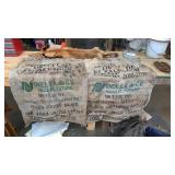 2 Burlap sacks