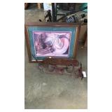 Framed print & shelf