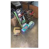 Various games ,magazine rack,etc
