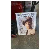 Bloodhound metal sign