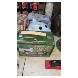 Vintage lunchboxes & piggy bank