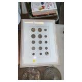 Framed coins
