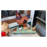 LOT OF ROOSTER DECOR