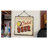BEER METAL SIGN