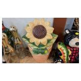 SUNFLOWER IN POT COOKIE JAR