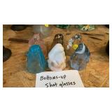 BOTTOMS UP SHOT GLASSES