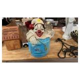 CLOWN COOKIE JAR