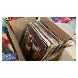BOX OF RECORD ALBUMS