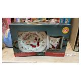 PFALTZGRAFF COOKIES FOR SANTA PLATE AND MUG