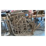 LOT OF LARGE TOBACCO BASKETS - DAMAGED