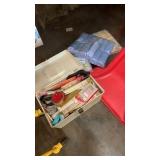 Sewing items & scrubbers & bottles