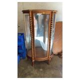 CURIO CABINET, 34x16x58" tall - NO SHELVES