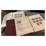 TWO BINDERS OF COMMEMORATIVE STAMPS