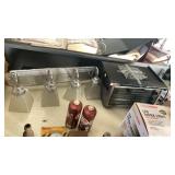 Light fixture & toaster oven
