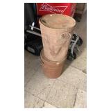 2 Metal buckets
