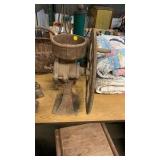 Antique corn grinder