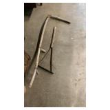 Antique scythe & blade