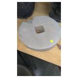 Antique grinding wheel