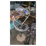 Metal pipe man decor