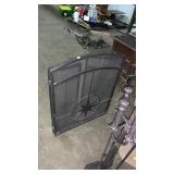 Fireplace screen