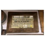 MISSOURI PACIFIC RAILWAY CO FRAMED PRINT
