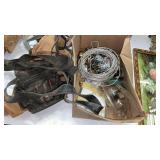BOX OF TOOL BAGS, TOOLS