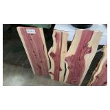 THREE CEDAR SLABS
